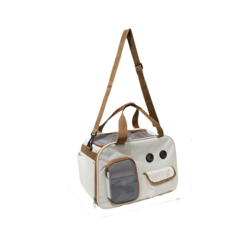 Ручная сумка для кошек на открытом воздухе, большая вместительная дышащая сумка для кошек на одно плечо, портативная дорожная сумка для кошек и щенков